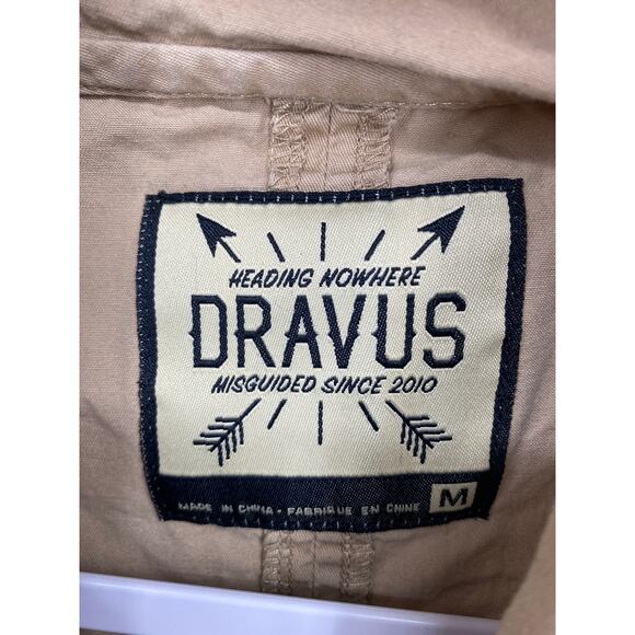 Dravus Jacket Mens Anorak Pullover 1/4 Zip Hooded Coat Kangaroo Pouch M - Picture 5 of 10